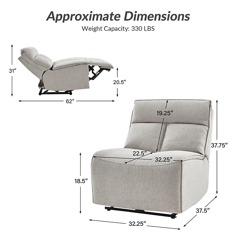 Justo 32" Wide Power Recliner