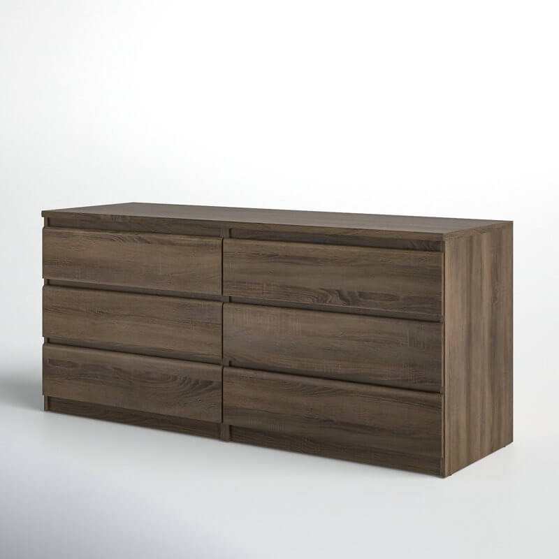 Kepner 6 Drawer 60.5" W Double Dresser