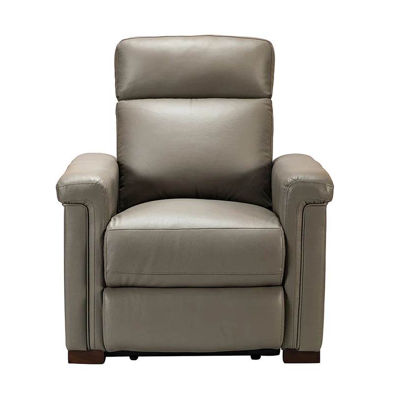 Lea 36.02" Wide Genuine Leather Power Recliner