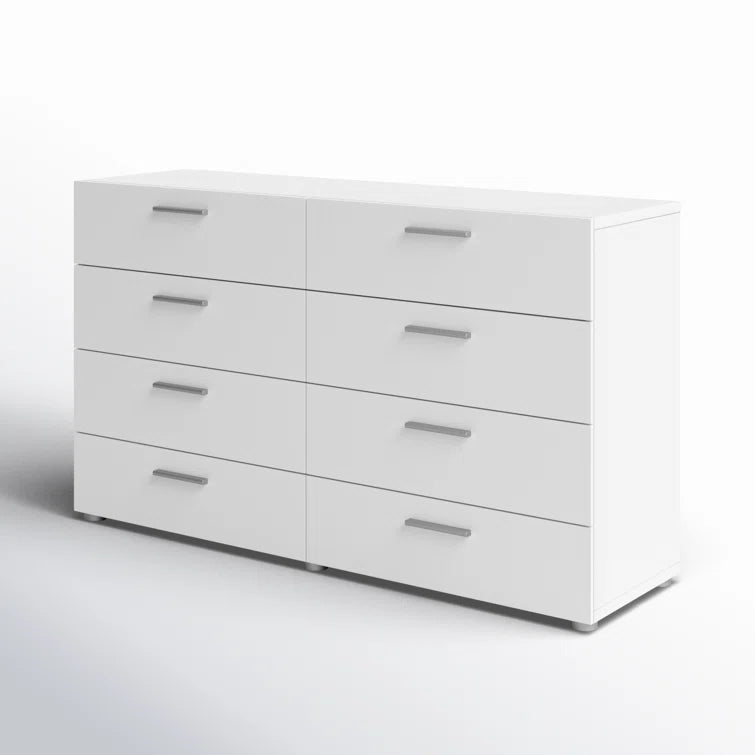 Jantz 8 Drawer 55.12" W Double Dresser