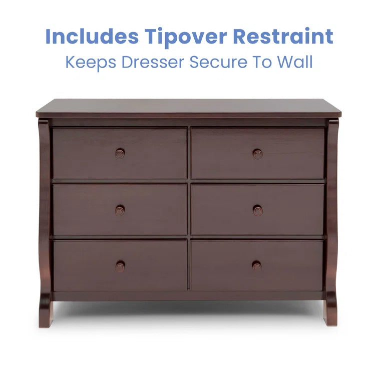 Universal Double Dresser -Made of Solid Woods