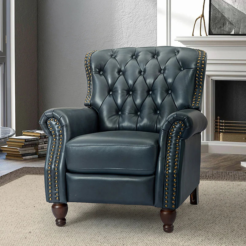 Gabrielle Genuine Leather Oversized Recliner