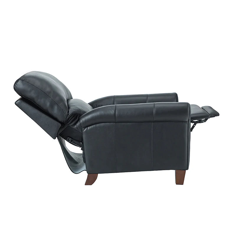 Eliana 33.07" Wide Genuine Leather Manual Recliner