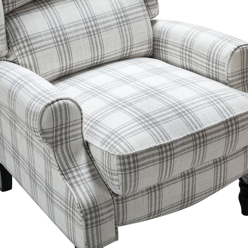 Erdeni Upholstered Manual Wingback Recliner Chair