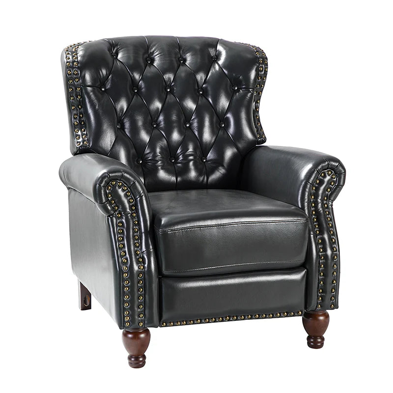 Gabrielle Genuine Leather Oversized Recliner
