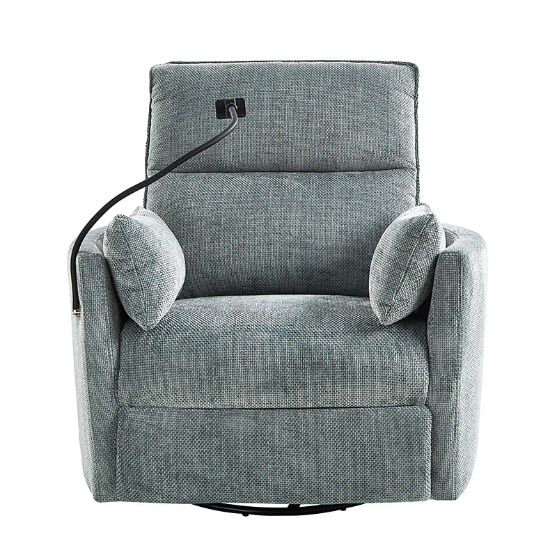 Arthur 38" Power Rocking Swivel Nursery Recliner with USB