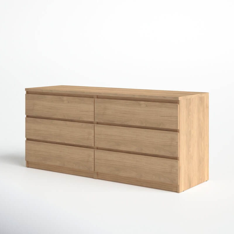 Kepner 6 Drawer 60.5" W Double Dresser