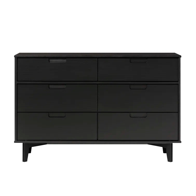 Yarber Groove 6 Drawer Double Dresser