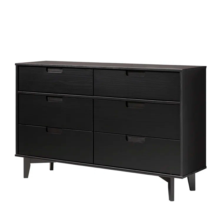 Yarber Groove 6 Drawer Double Dresser