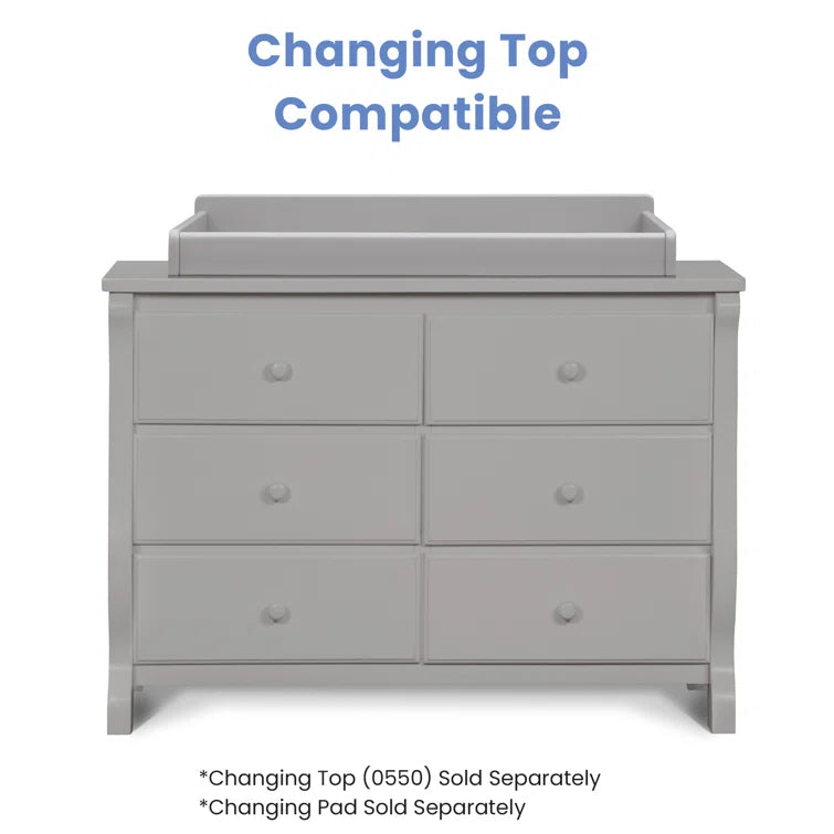 Universal Double Dresser -Made of Solid Woods