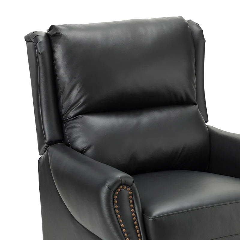 Rosaura 32.68" Wide Genuine Leather Manual Recliner
