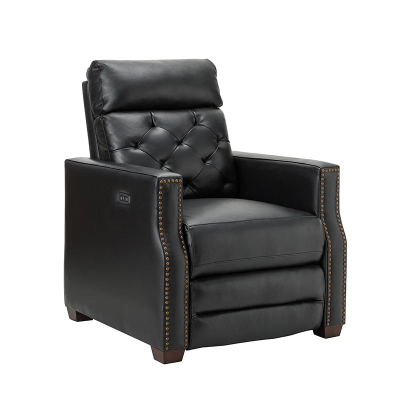 Carlota 31.5" Wide Genuine Leather Power Recliner