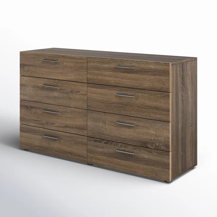 Jantz 8 Drawer 55.12" W Double Dresser